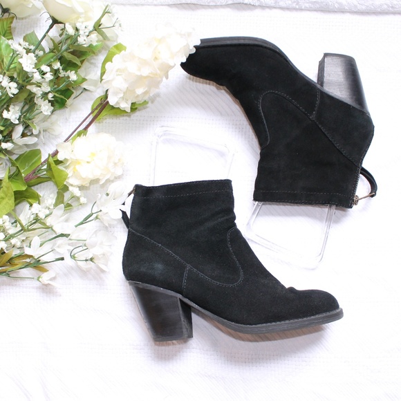 Steve Madden Shoes - Steve Madden Rannit Black Suede Ankle Boots